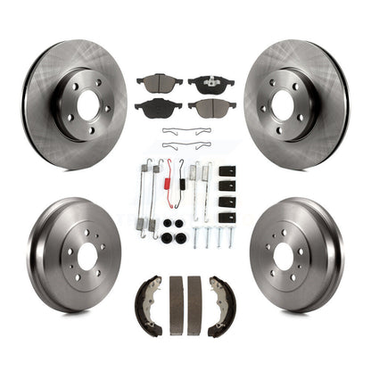 [Avant + Arrière] Kit de Disque et plaquette (céramique) de frein pour Ford Focus FMSI=1004 K8C-102202