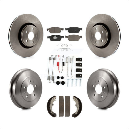 [Avant + Arrière] Kit de Disque et plaquette (céramique) de frein pour 2015-2016 Ford Focus ST FMSI=1004 K8C-102203 par Transit Auto