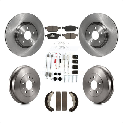 [Avant + Arrière] Kit de Disque et plaquette (céramique) de frein pour 2013 Ford Focus ST FMSI=1004 K8C-102204 par Transit Auto