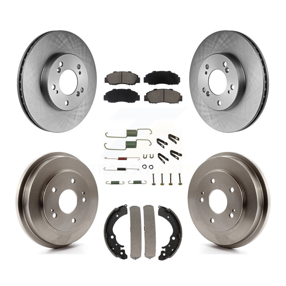 [Avant + Arrière] Kit de Disque et plaquette (céramique) de frein pour 1997-2001 Honda CR-V K8C-102205