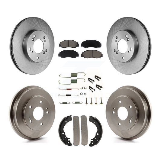 [Avant + Arrière] Kit de Disque et plaquette (céramique) de frein pour 1997-2001 Honda CR-V K8C-102205