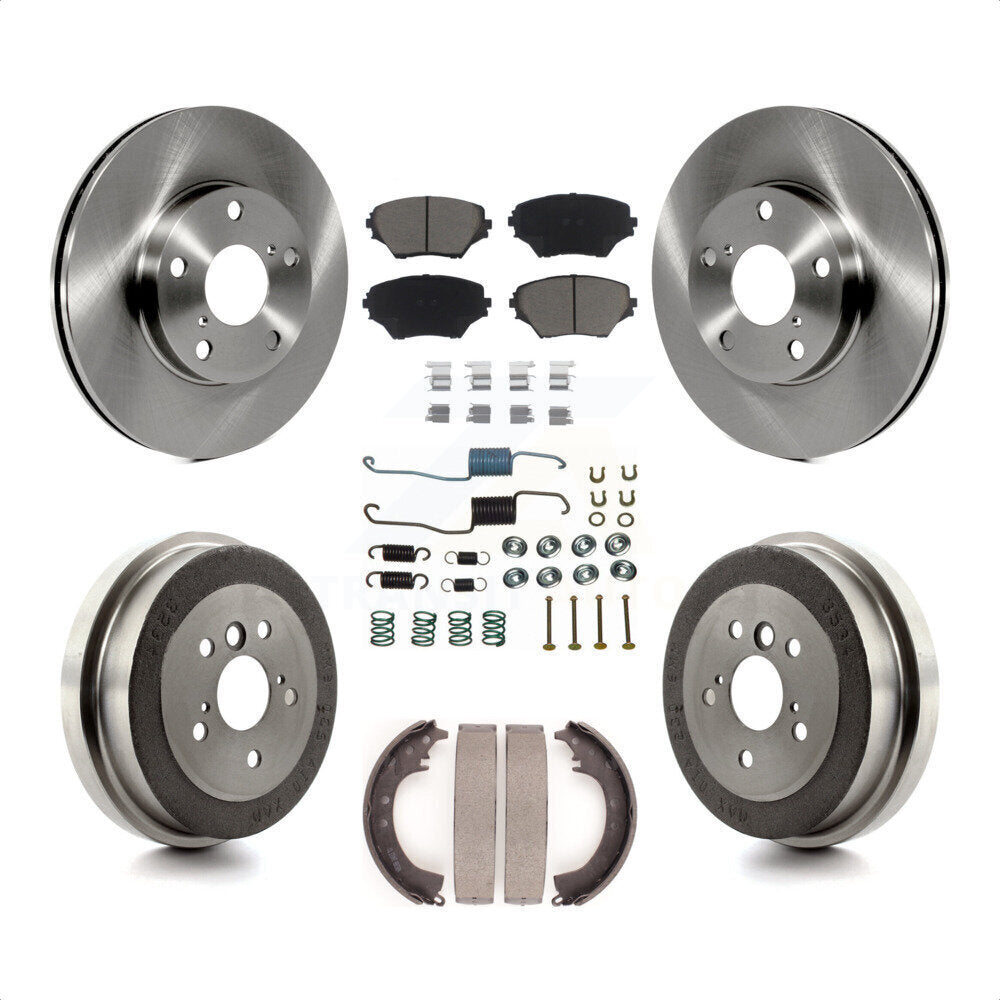[Avant + Arrière] Kit de Disque et plaquette (céramique) de frein pour 2001-2002 Toyota RAV4 GAS engine K8C-102210 par Transit Auto