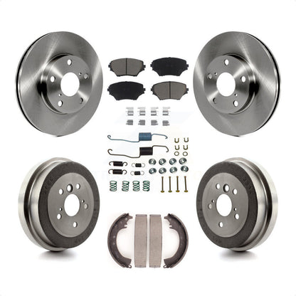 [Avant + Arrière] Kit de Disque et plaquette (céramique) de frein pour 2001-2002 Toyota RAV4 GAS engine K8C-102210 par Transit Auto