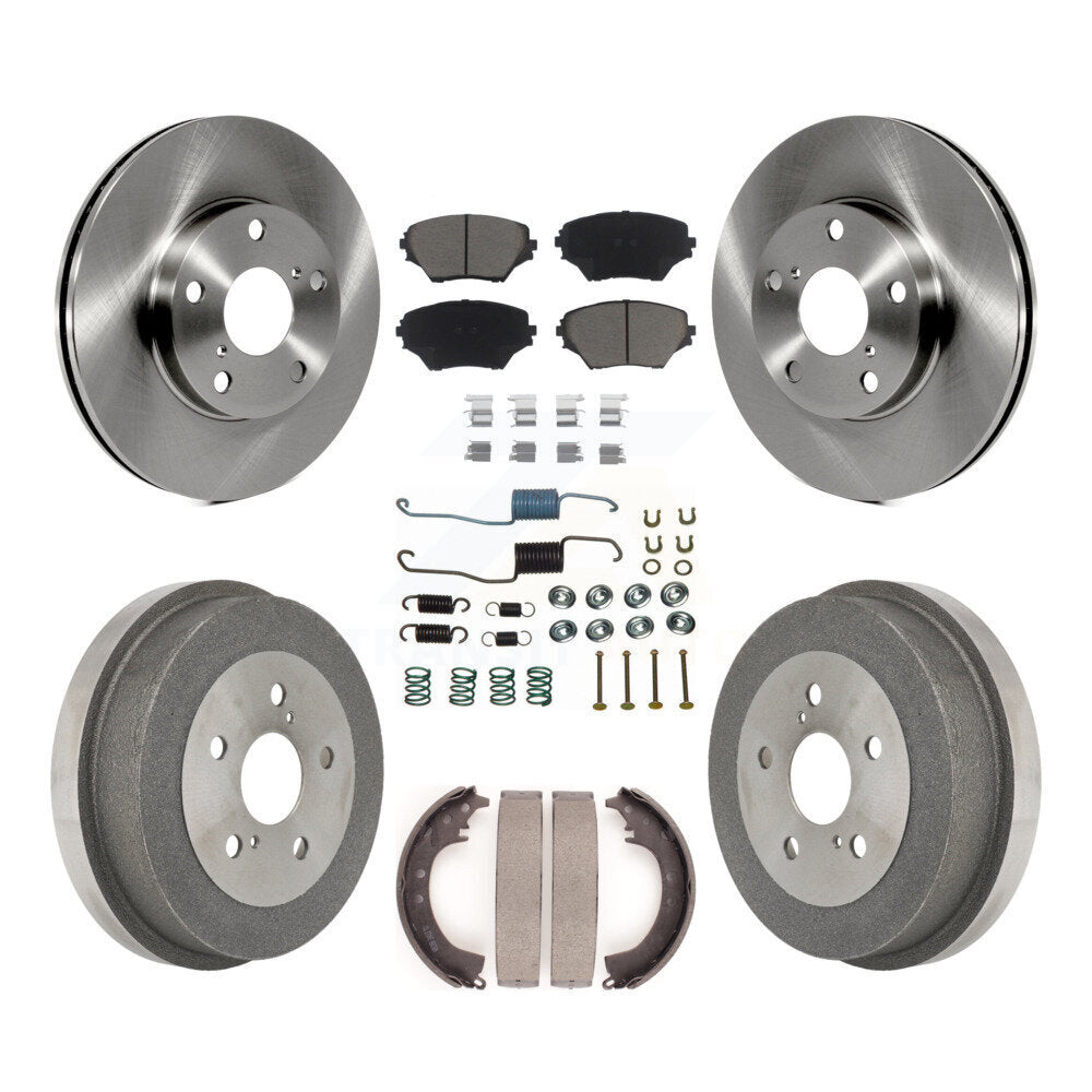 [Avant + Arrière] Kit de Disque et plaquette (céramique) de frein pour 2001-2002 Toyota RAV4 GAS engine K8C-102210