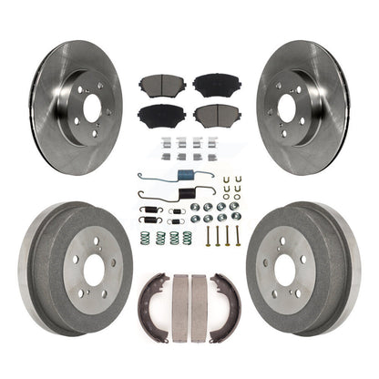 [Avant + Arrière] Kit de Disque et plaquette (céramique) de frein pour 2001-2002 Toyota RAV4 BATTERY EV (EV BEV) engine K8C-102211