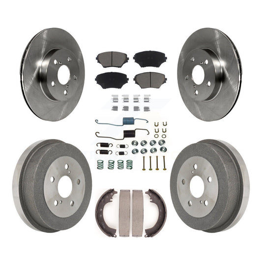 [Avant + Arrière] Kit de Disque et plaquette (céramique) de frein pour 2001-2002 Toyota RAV4 BATTERY EV (EV BEV) engine K8C-102211