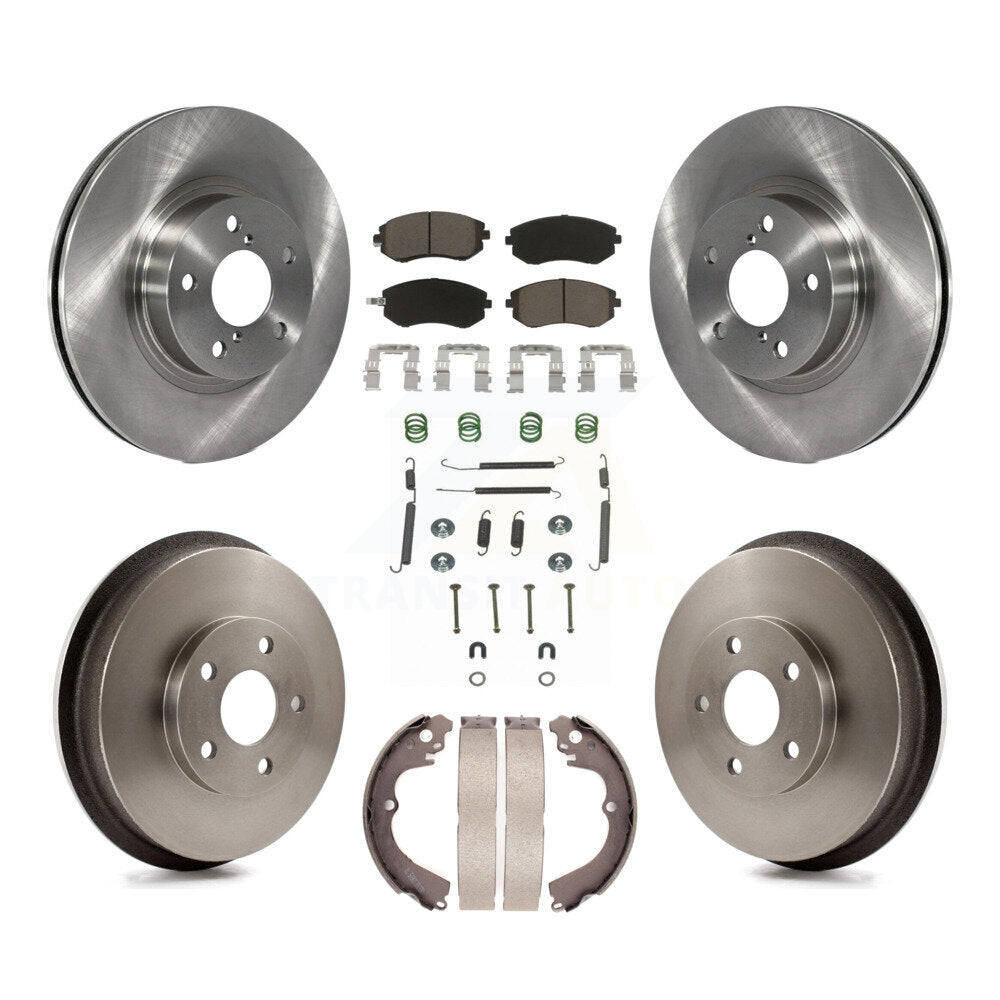[Avant + Arrière] Kit de Disque et plaquette (céramique) de frein pour 2002-2003 Subaru Impreza Outback RS TS K8C-102213