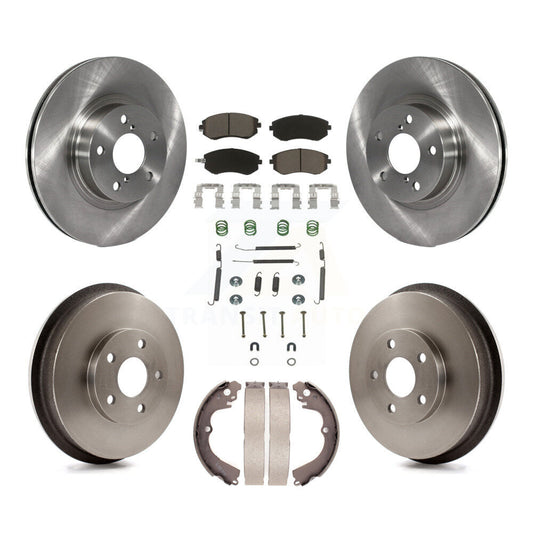 [Avant + Arrière] Kit de Disque et plaquette (céramique) de frein pour 2002-2003 Subaru Impreza Outback RS TS K8C-102213
