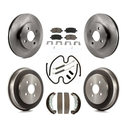 [Avant + Arrière] Kit de Disque et plaquette (céramique) de frein pour Chevrolet Cobalt Saturn Ion Pontiac Pursuit K8C-102215