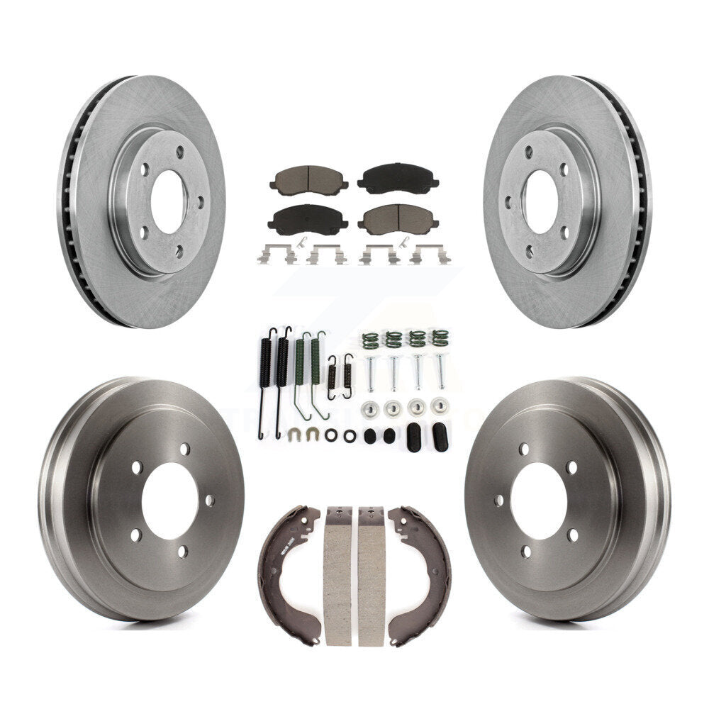 [Avant + Arrière] Kit de Disque et plaquette (céramique) de frein pour Dodge Caliber K8C-102216