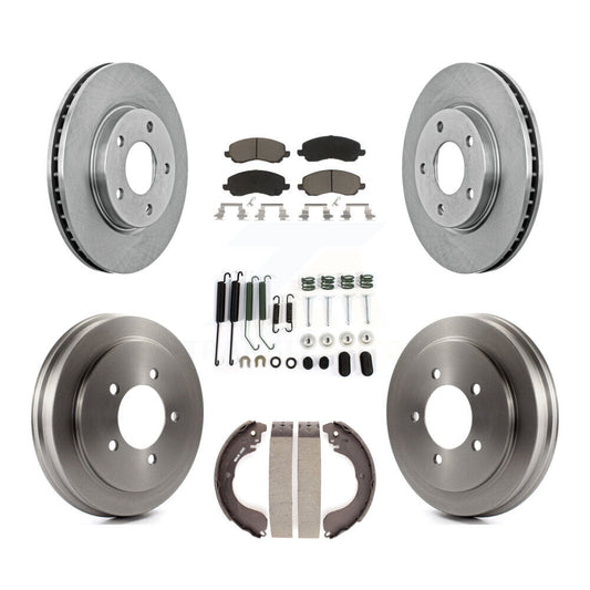 [Avant + Arrière] Kit de Disque et plaquette (céramique) de frein pour Dodge Caliber K8C-102216