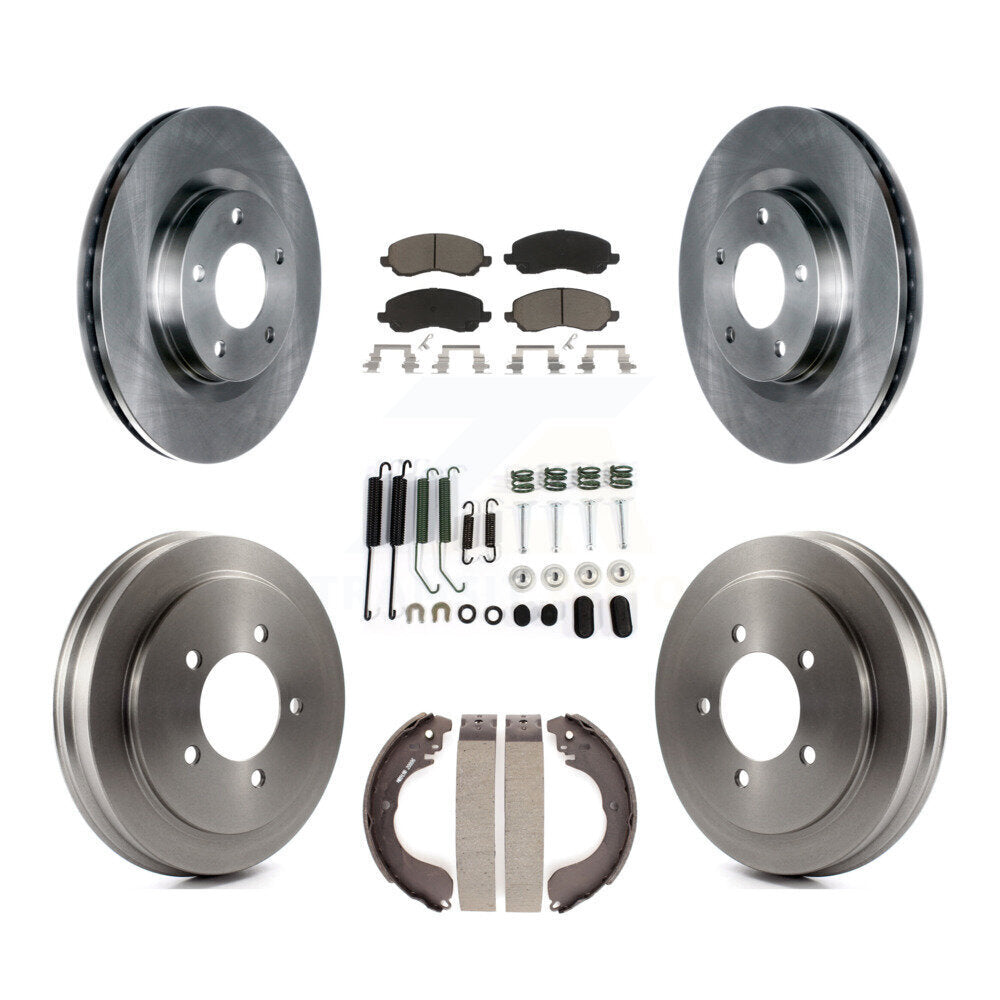[Avant + Arrière] Kit de Disque et plaquette (céramique) de frein pour Jeep Patriot Compass Dodge Caliber Chrysler Sebring Avenger K8C-102217