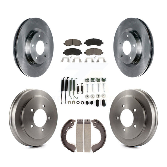 [Avant + Arrière] Kit de Disque et plaquette (céramique) de frein pour Jeep Patriot Compass Dodge Caliber Chrysler Sebring Avenger K8C-102217