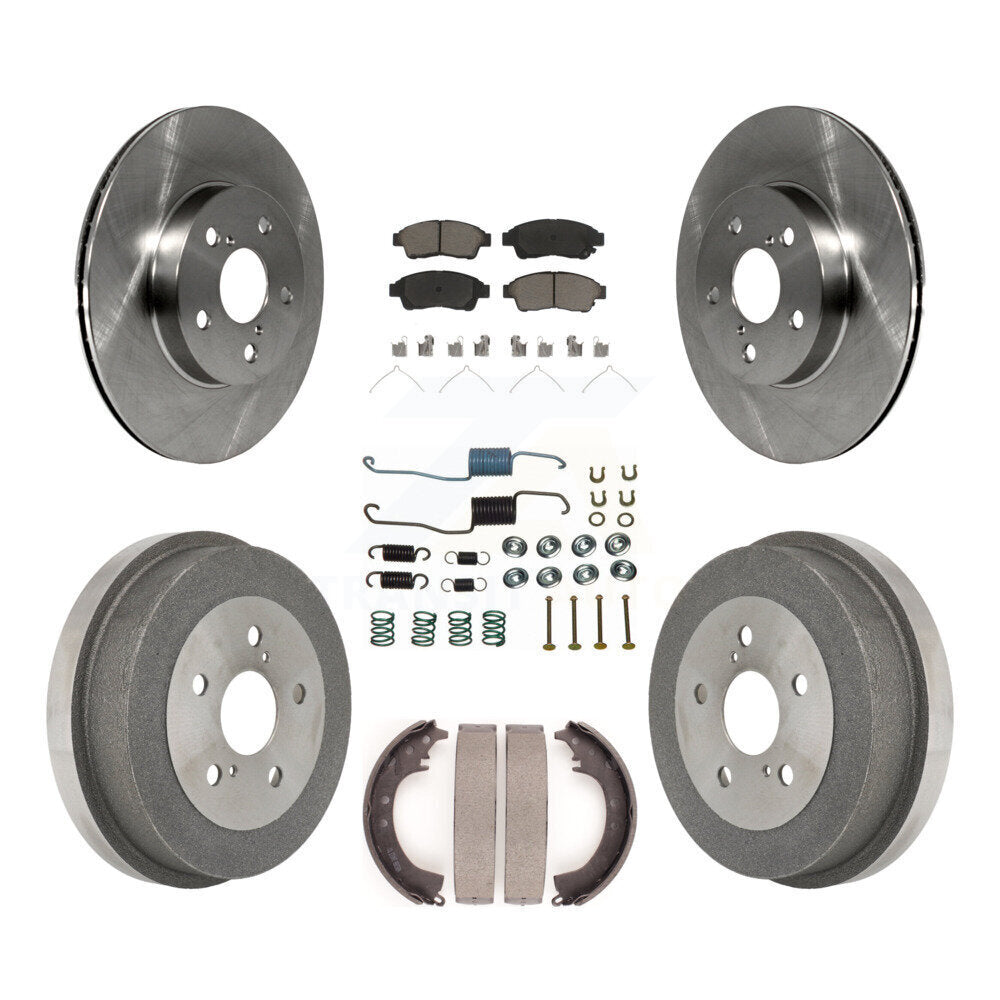 [Avant + Arrière] Kit de Disque et plaquette (céramique) de frein pour 1996-2000 Toyota RAV4 K8C-102218