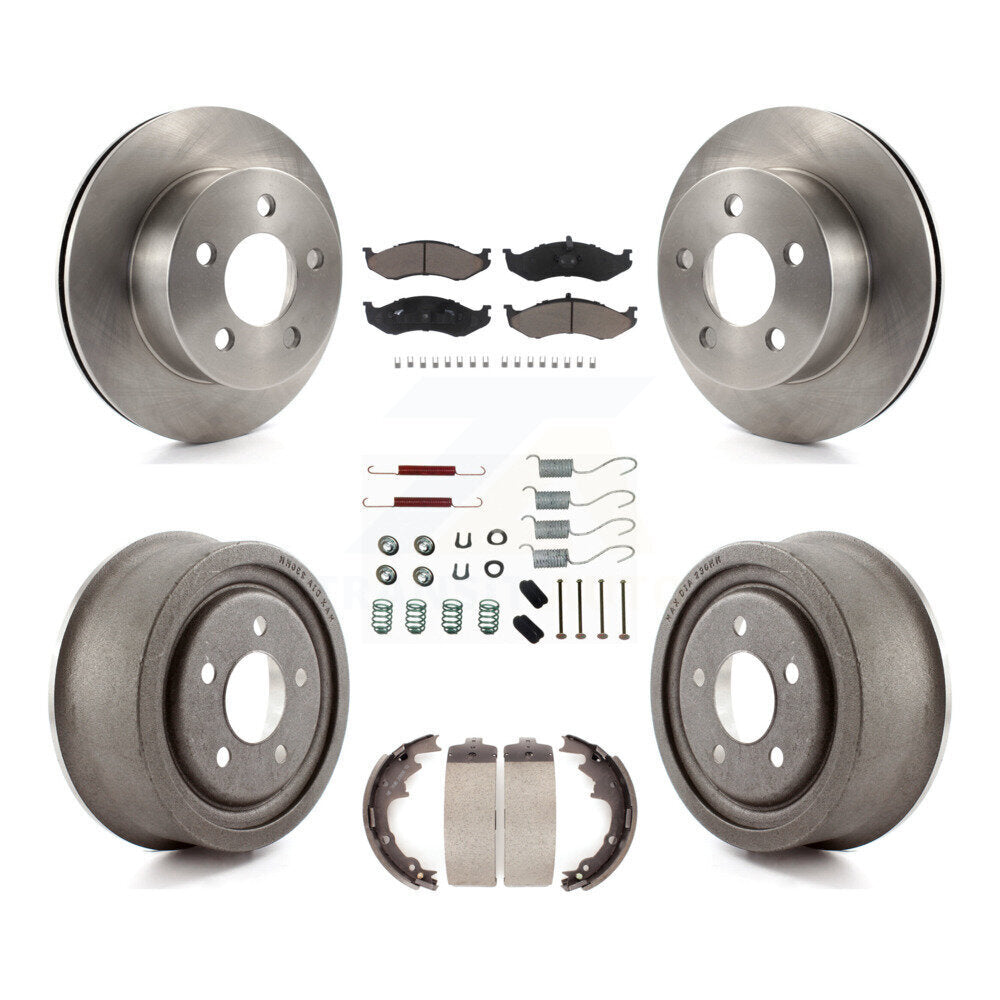 [Avant + Arrière] Kit de Disque et plaquette (céramique) de frein pour Jeep Wrangler TJ K8C-102231