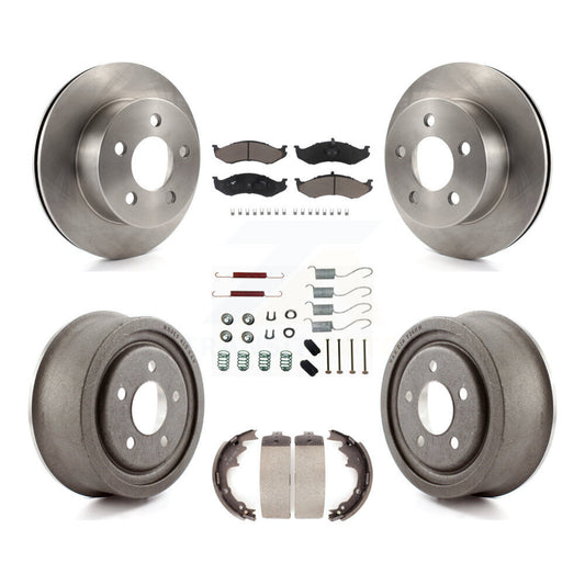 [Avant + Arrière] Kit de Disque et plaquette (céramique) de frein pour Jeep Wrangler TJ K8C-102231