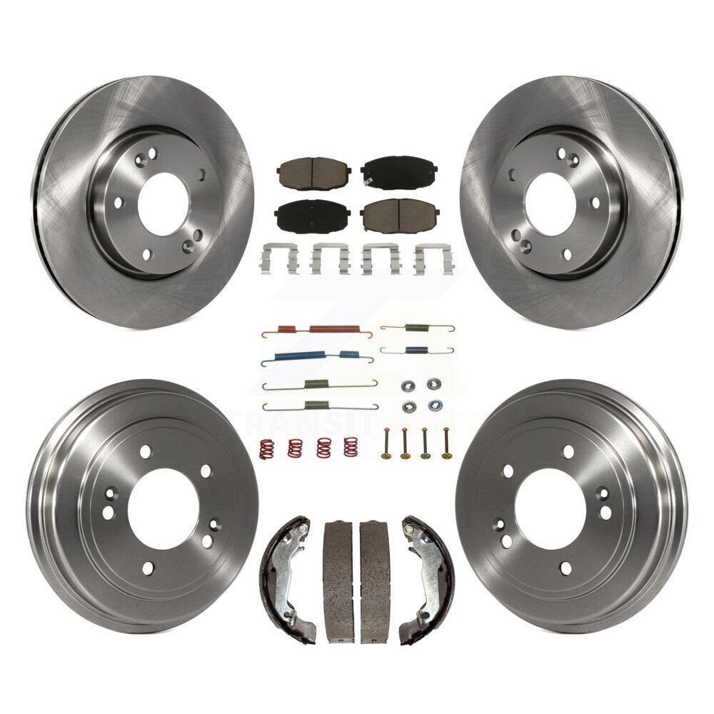 [Avant + Arrière] Kit de Disque et plaquette (céramique) de frein pour 2009 Hyundai Elantra Touring K8C-102233