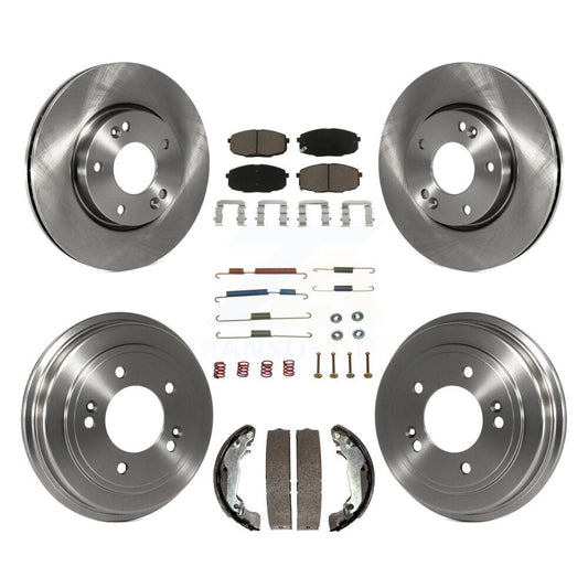 [Avant + Arrière] Kit de Disque et plaquette (céramique) de frein pour 2009 Hyundai Elantra Touring K8C-102233
