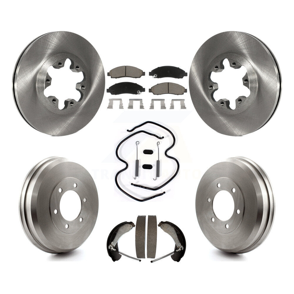 [Avant + Arrière] Kit de Disque et plaquette (céramique) de frein pour Chevrolet Colorado GMC Canyon Isuzu i-290 i-280 i-370 i-350 K8C-102235