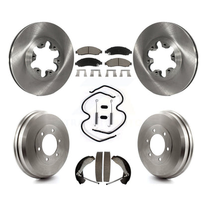 [Avant + Arrière] Kit de Disque et plaquette (céramique) de frein pour Chevrolet Colorado GMC Canyon Isuzu i-290 i-280 i-370 i-350 K8C-102235