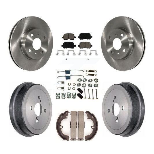 [Avant + Arrière] Kit de Disque et plaquette (céramique) de frein pour Toyota Corolla K8C-102236
