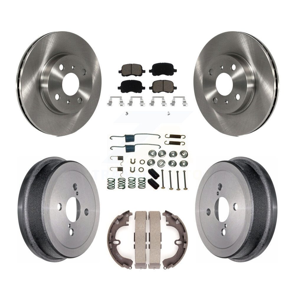 [Avant + Arrière] Kit de Disque et plaquette (céramique) de frein pour Toyota Corolla Chevrolet Prizm K8C-102237