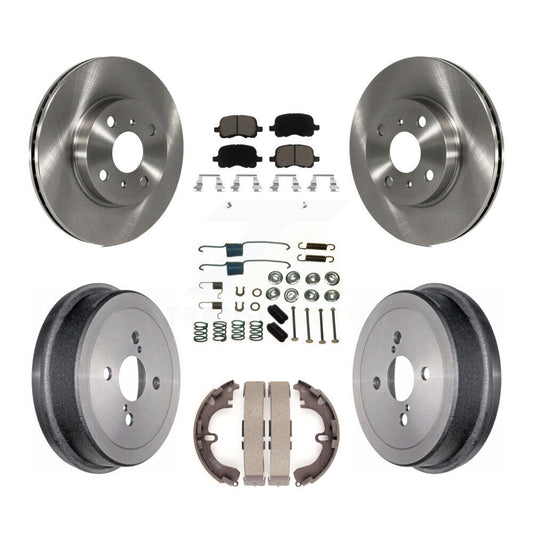 [Avant + Arrière] Kit de Disque et plaquette (céramique) de frein pour Toyota Corolla Chevrolet Prizm K8C-102237