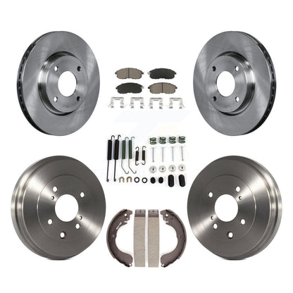 [Avant + Arrière] Kit de Disque et plaquette (céramique) de frein pour Nissan Sentra Versa Cube K8C-102240