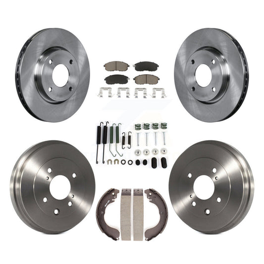 [Avant + Arrière] Kit de Disque et plaquette (céramique) de frein pour Nissan Sentra Versa Cube K8C-102240