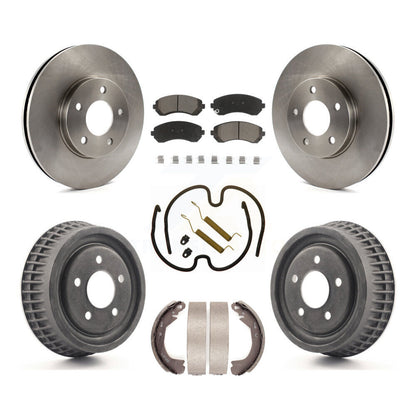 [Avant + Arrière] Kit de Disque et plaquette (céramique) de frein pour 2002-2004 Chevrolet Venture Pontiac Montana Oldsmobile Silhouette K8C-102248
