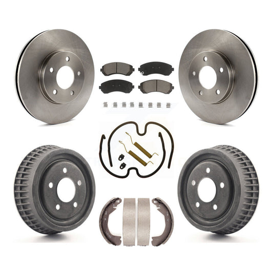 [Avant + Arrière] Kit de Disque et plaquette (céramique) de frein pour 2002-2004 Chevrolet Venture Pontiac Montana Oldsmobile Silhouette K8C-102248