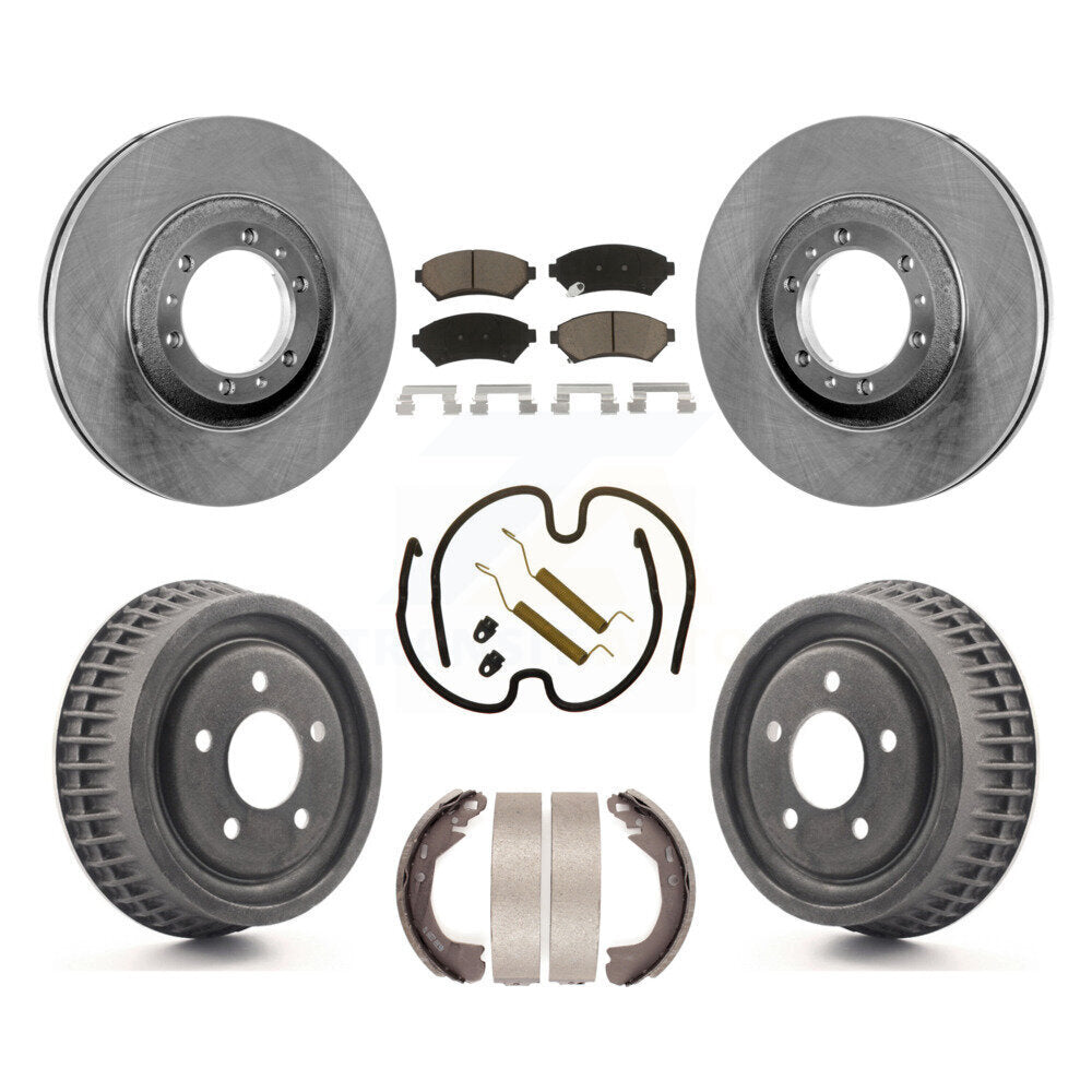[Avant + Arrière] Kit de Disque et plaquette (céramique) de frein pour Buick Century Chevrolet Venture Pontiac Montana Oldsmobile Silhouette Trans Sport K8C-102249