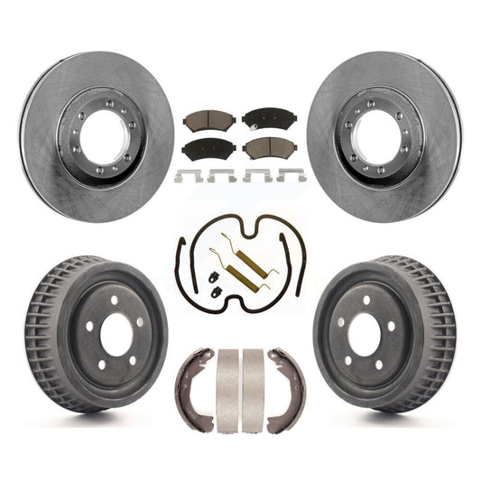 [Avant + Arrière] Kit de Disque et plaquette (céramique) de frein pour Buick Century Chevrolet Venture Pontiac Montana Oldsmobile Silhouette Trans Sport K8C-102249