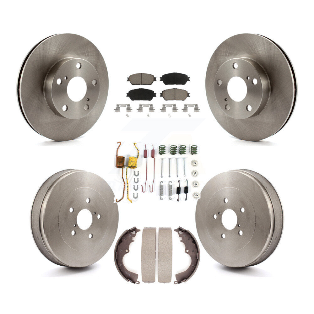 [Avant + Arrière] Kit de Disque et plaquette (céramique) de frein pour Toyota Tacoma avec 5 Lug Wheels K8C-102252