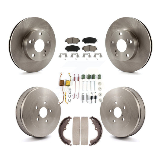 [Avant + Arrière] Kit de Disque et plaquette (céramique) de frein pour Toyota Tacoma avec 5 Lug Wheels K8C-102252
