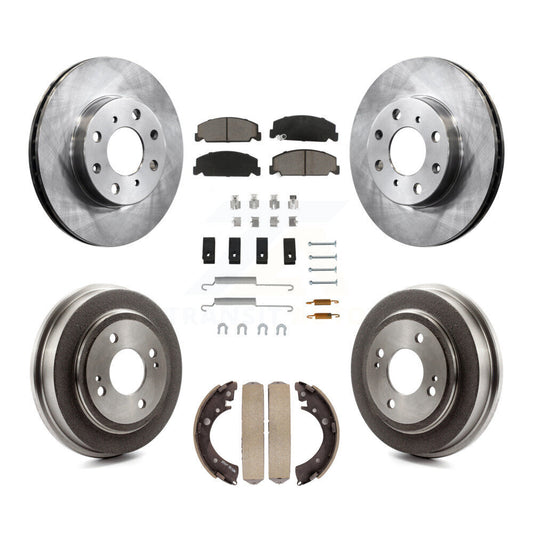 [Avant + Arrière] Kit de Disque et plaquette (céramique) de frein pour Honda Civic K8C-102259