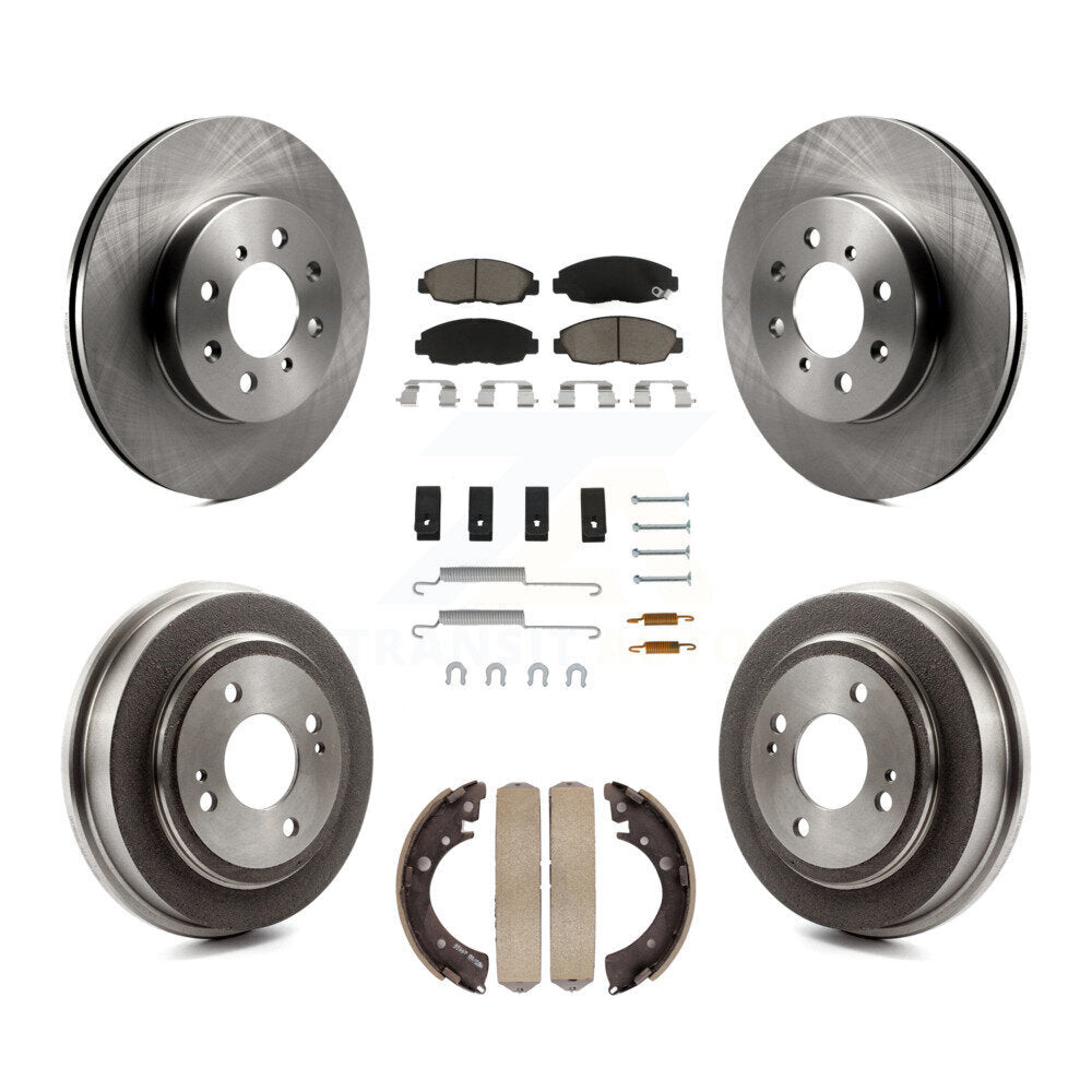 [Avant + Arrière] Kit de Disque et plaquette (céramique) de frein pour Honda Civic Acura EL K8C-102260