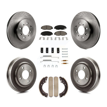 [Avant + Arrière] Kit de Disque et plaquette (céramique) de frein pour Honda Civic Acura EL K8C-102260