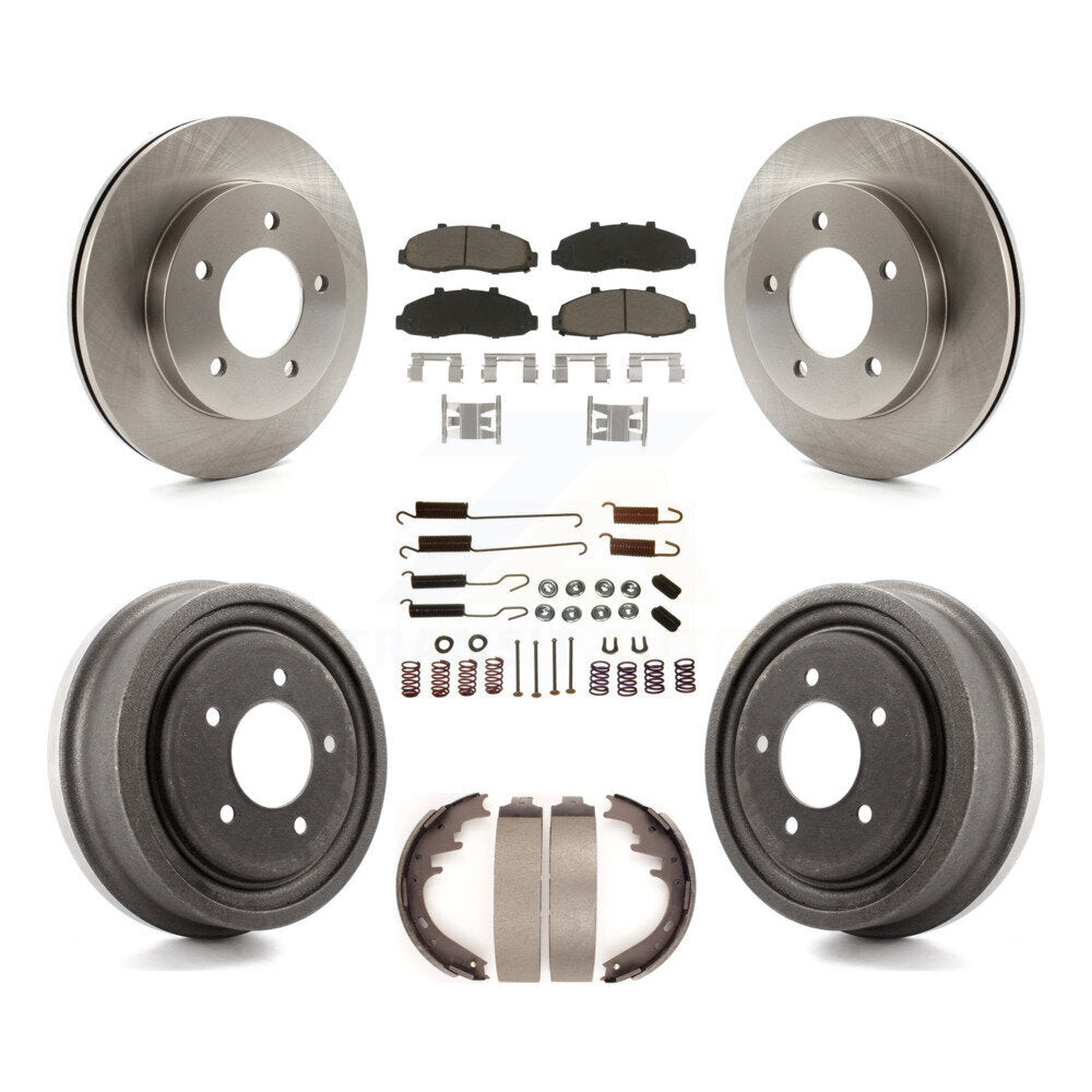 [Avant + Arrière] Kit de Disque et plaquette (céramique) de frein pour Ford F-150 4WD K8C-102263