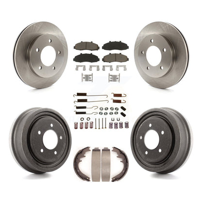 [Avant + Arrière] Kit de Disque et plaquette (céramique) de frein pour Ford F-150 4WD K8C-102263