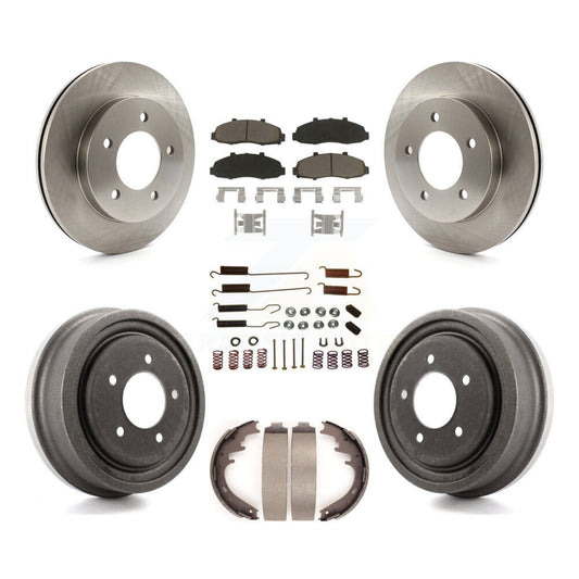 [Avant + Arrière] Kit de Disque et plaquette (céramique) de frein pour Ford F-150 4WD K8C-102263