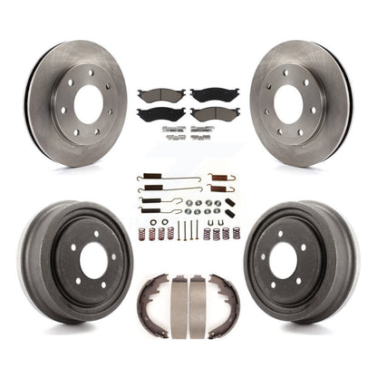 [Avant + Arrière] Kit de Disque et plaquette (céramique) de frein pour 1999 Ford F-150 4WD avec 7 Lug Wheels K8C-102264