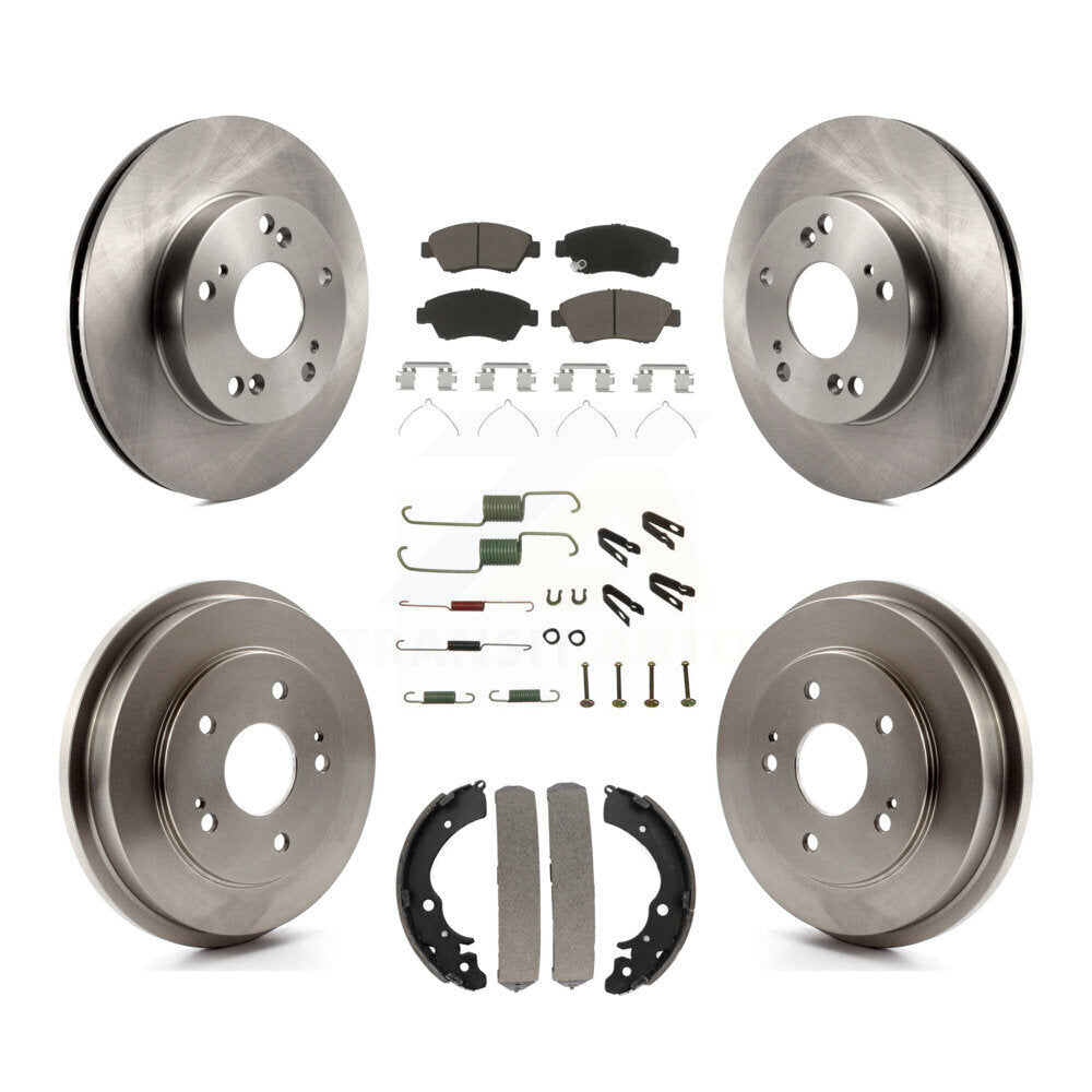 [Avant + Arrière] Kit de Disque et plaquette (céramique) de frein pour Honda Civic K8C-102268