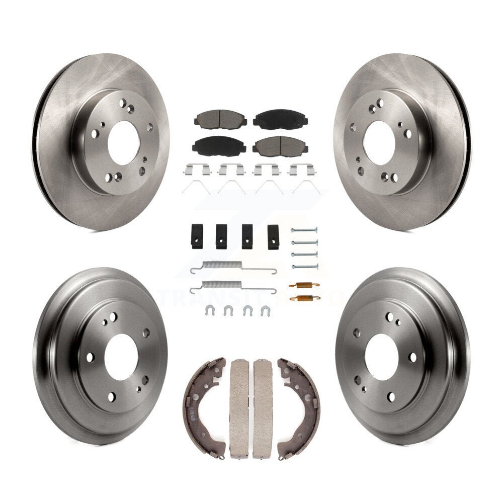 [Avant + Arrière] Kit de Disque et plaquette (céramique) de frein pour Honda Civic K8C-102269