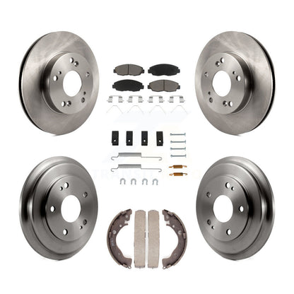 [Avant + Arrière] Kit de Disque et plaquette (céramique) de frein pour Honda Civic K8C-102269
