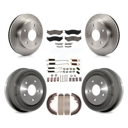 [Avant + Arrière] Kit de Disque et plaquette (céramique) de frein pour 2000-2001 Dodge Ram 1500 4WD K8C-102273