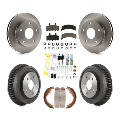 [Avant + Arrière] Kit de Disque et plaquette (céramique) de frein pour 1994-1999 Dodge Ram 1500 4WD K8C-102274