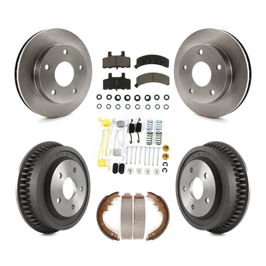 [Avant + Arrière] Kit de Disque et plaquette (céramique) de frein pour 1994-1999 Dodge Ram 1500 4WD K8C-102274