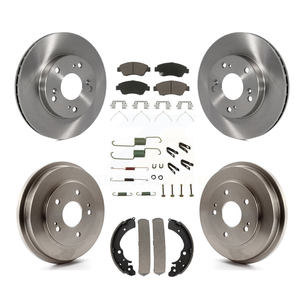 [Avant + Arrière] Kit de Disque et plaquette (céramique) de frein pour 2006-2008 Honda Civic Hybrid K8C-102277