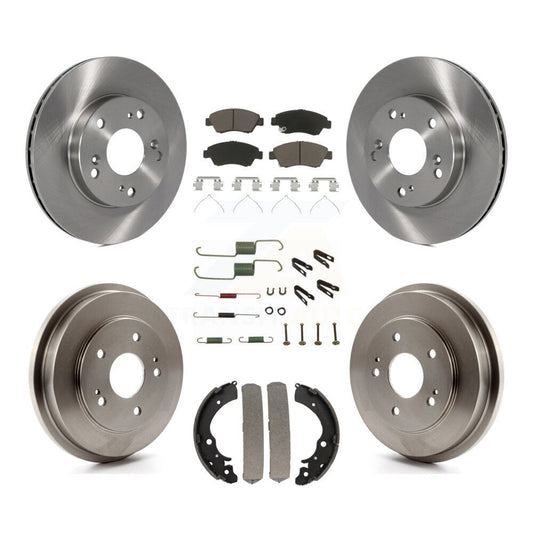 [Avant + Arrière] Kit de Disque et plaquette (céramique) de frein pour 2006-2008 Honda Civic Hybrid K8C-102277